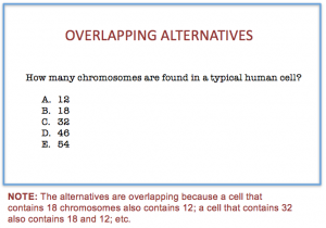 multiple choice research questions examples