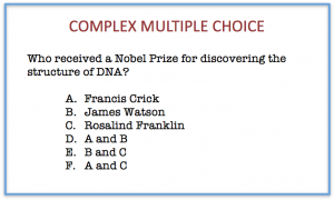 multiple choice critical thinking and problem solving assessment