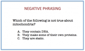 sample test item of problem solving