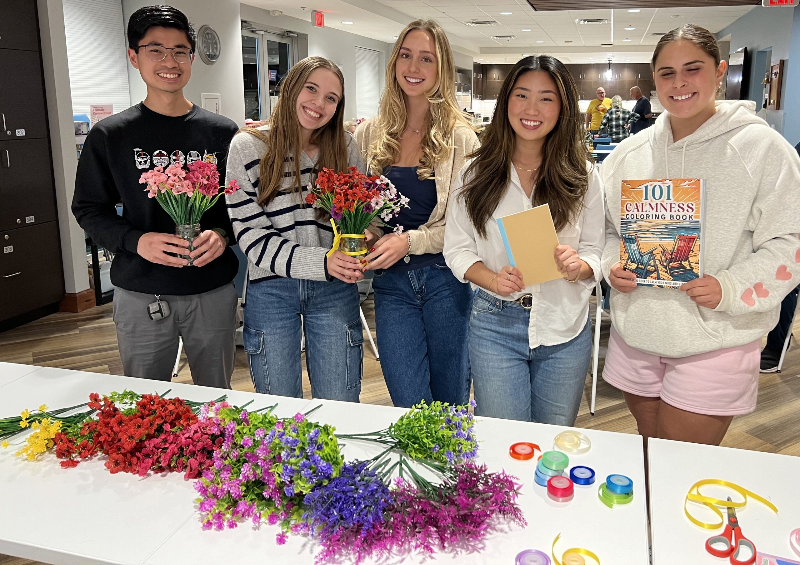 Students volunteer at Hope Lodge monthly.