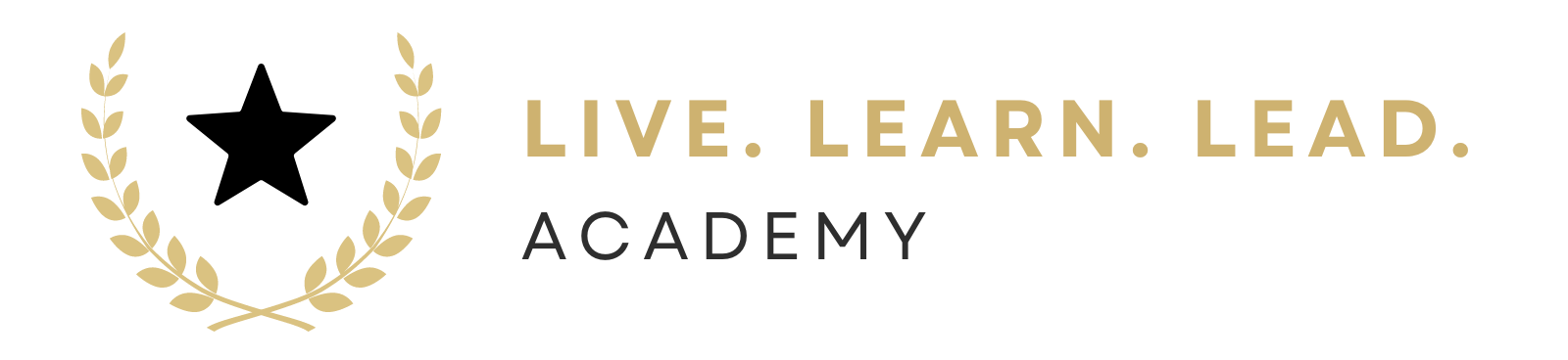 Live. Learn. Lead. Academy logo