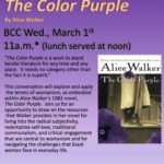 The Color Purple March 1 Event FlyerII