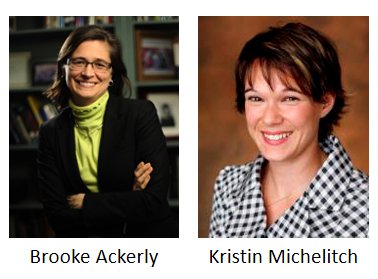 Brooke Ackerly and Kristin Michelitch