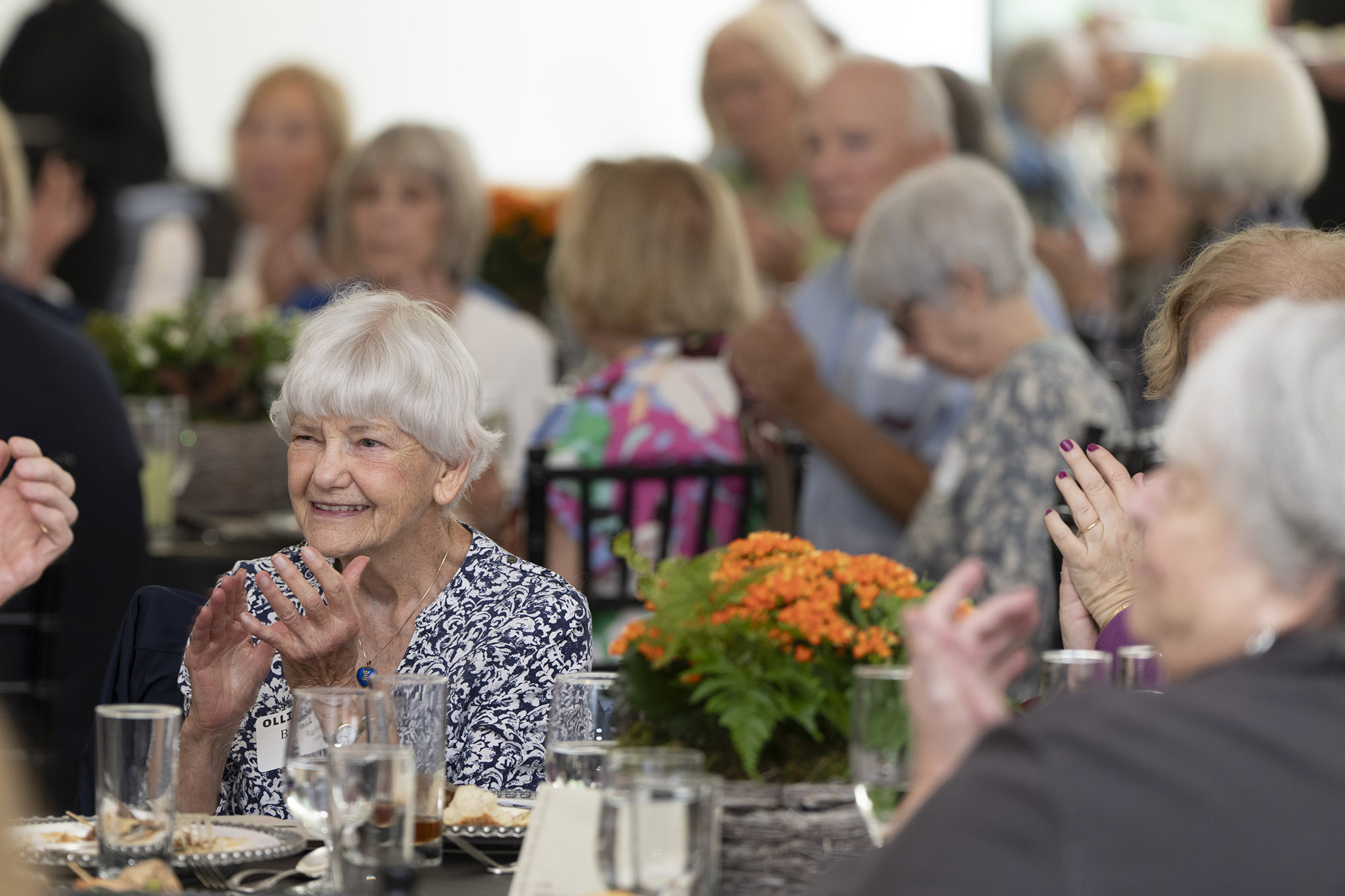 OLLI participants at a gathering.