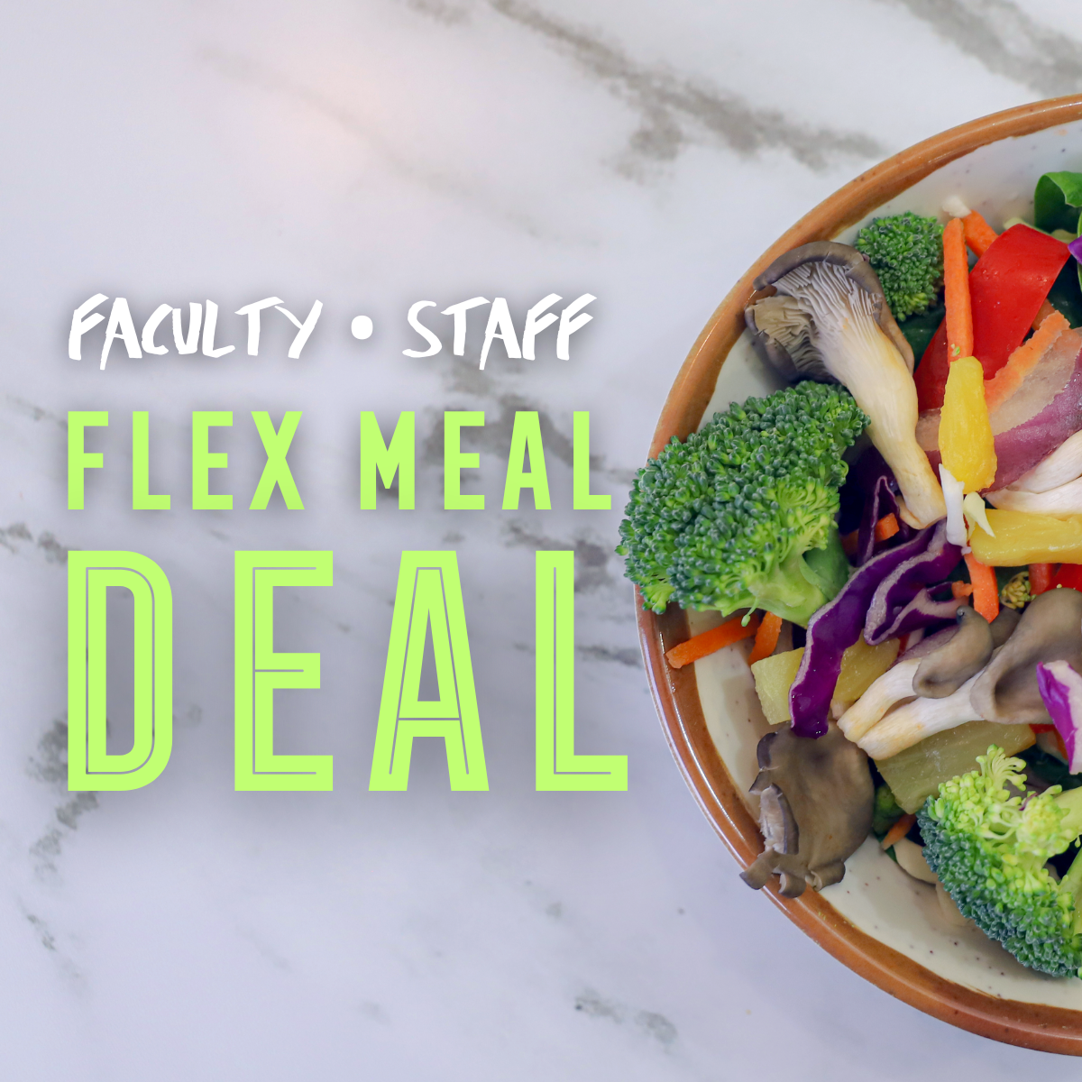 Image for Flex Meal Deal returns for faculty, staff, and graduate and professional students