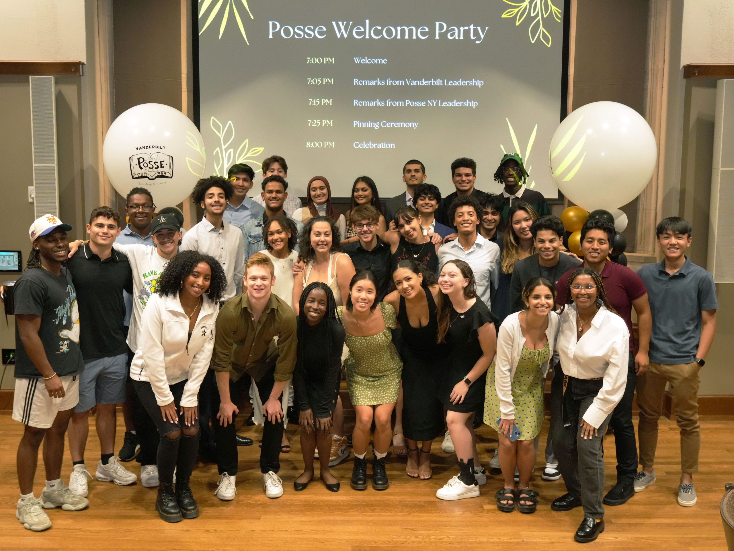 Office of Undergraduate Education Pinning Ceremony and Big Posse Meetup at Carmichael Towers East