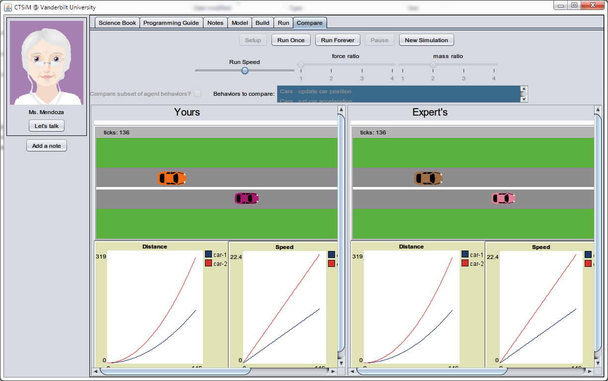  CTSiM Learning activity: comparing with an expert model