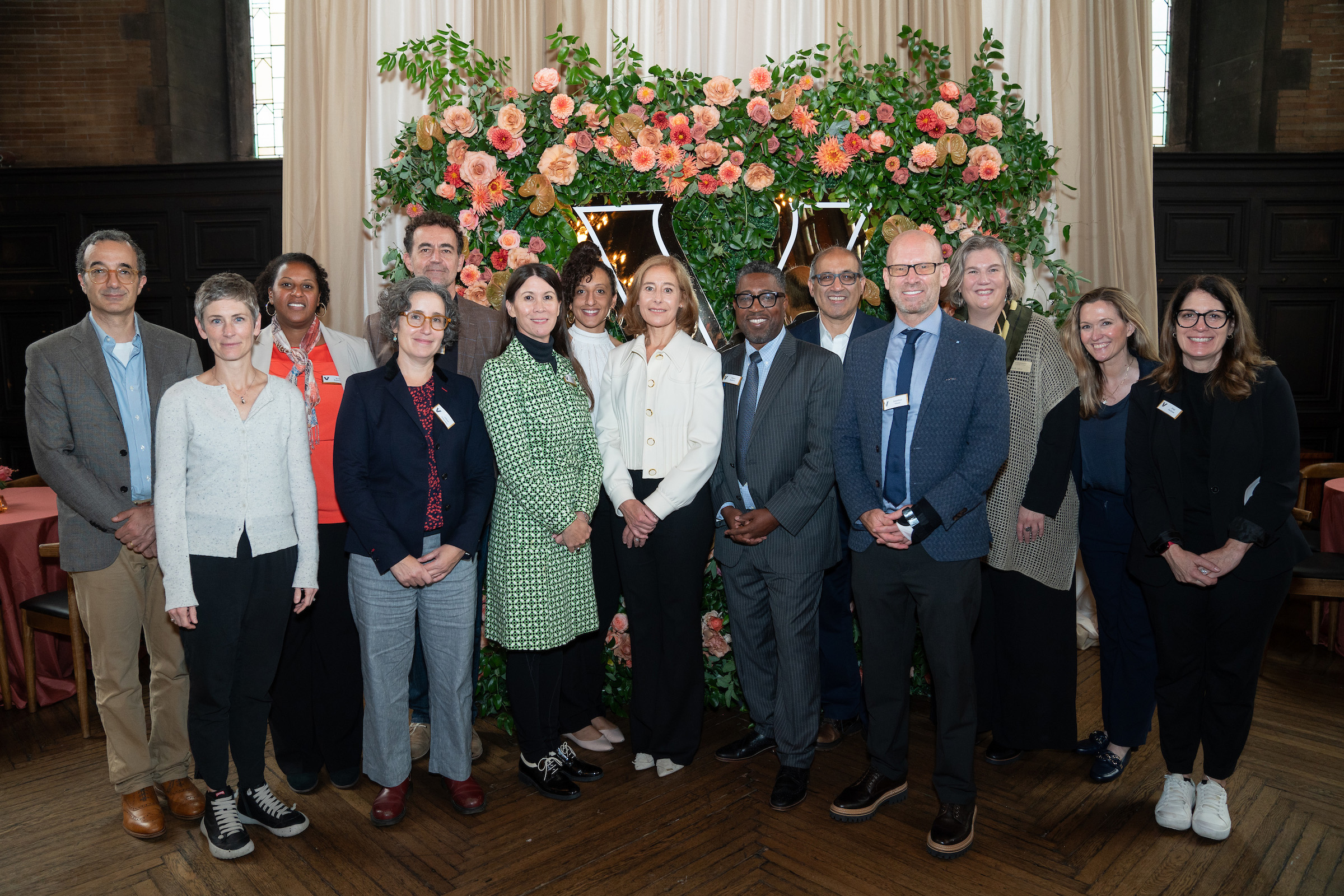 Faculty who attended the official announcement of Vanderbilt's long-term lease in New York City.