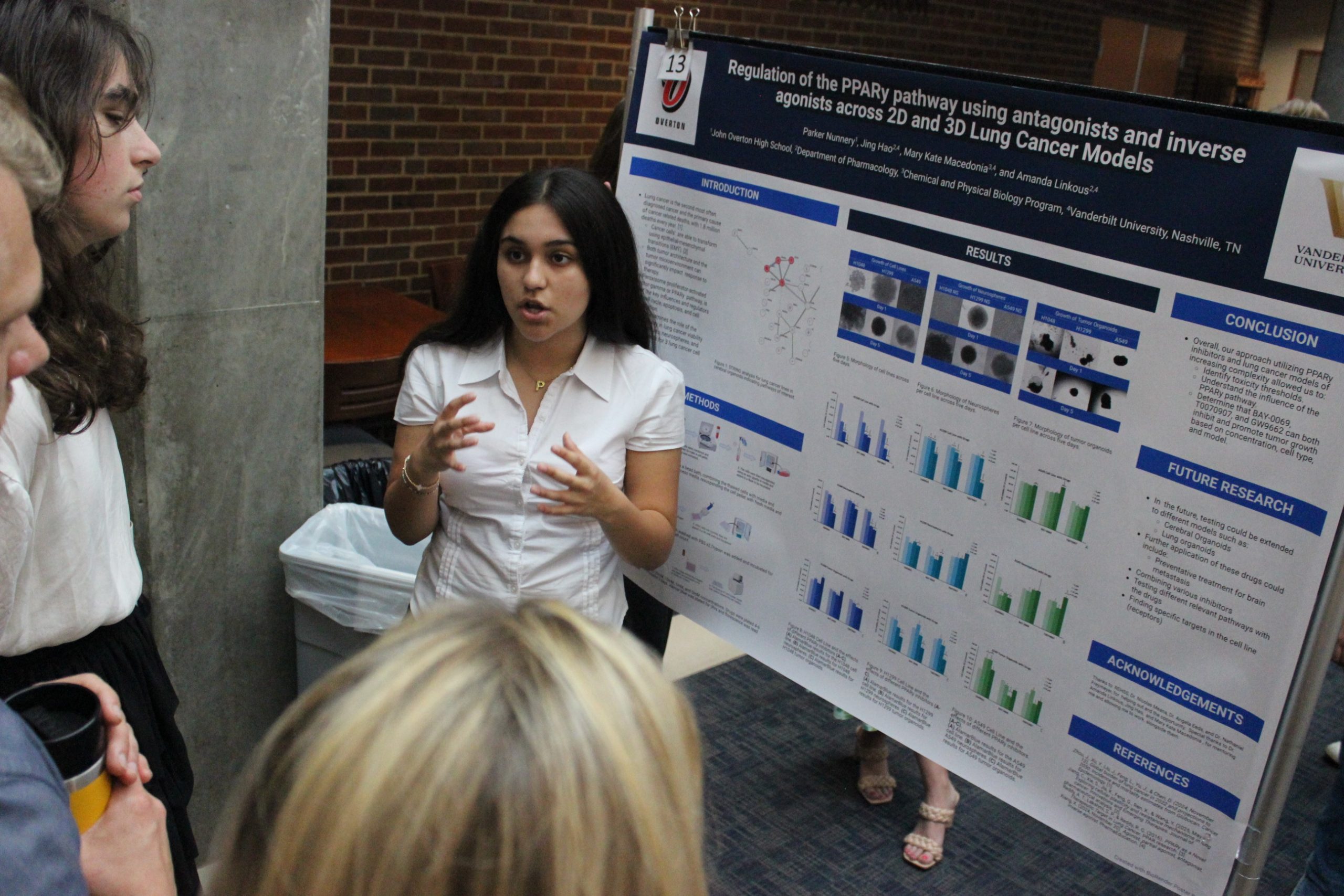 Student at Symposium