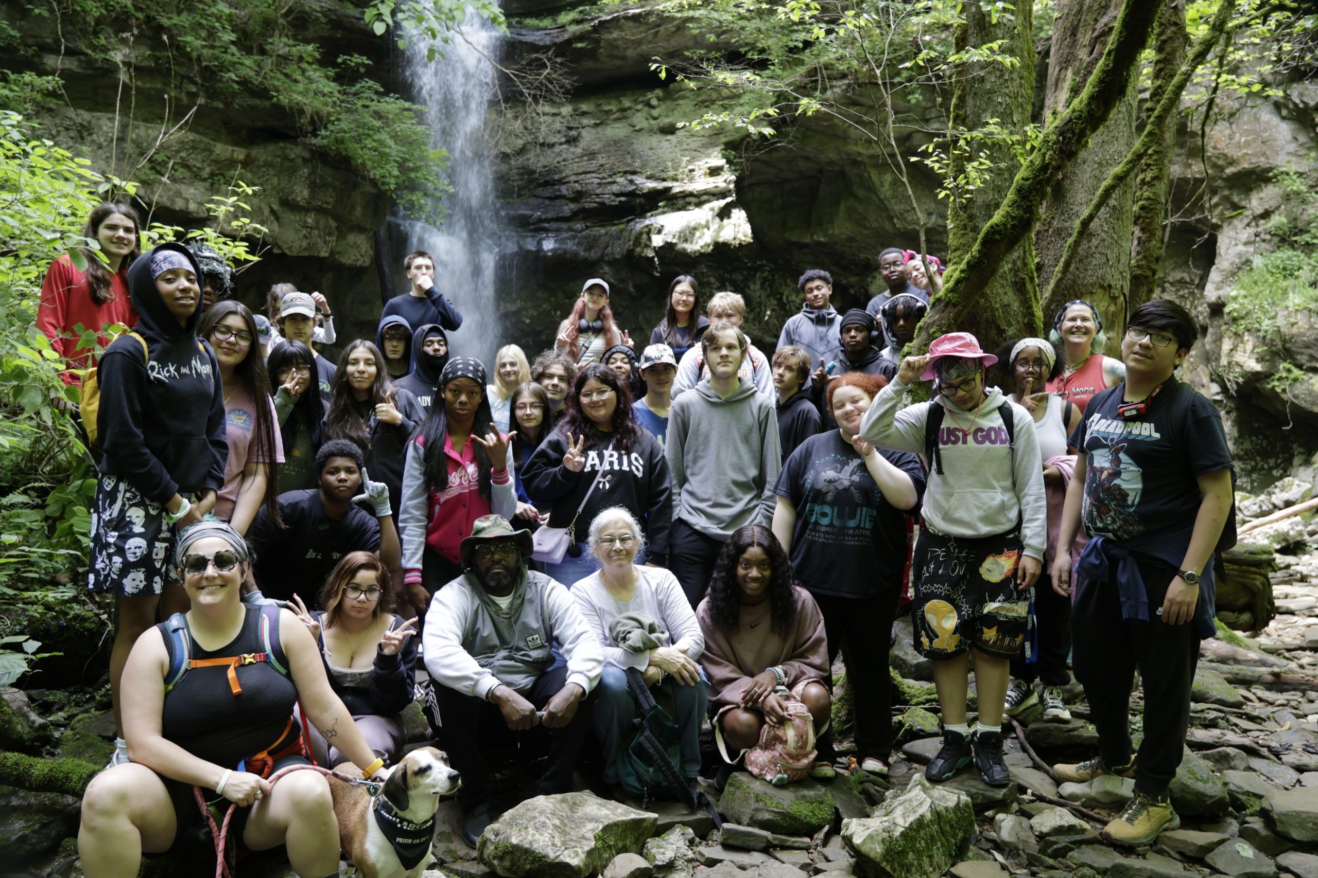 Students Camping Trip