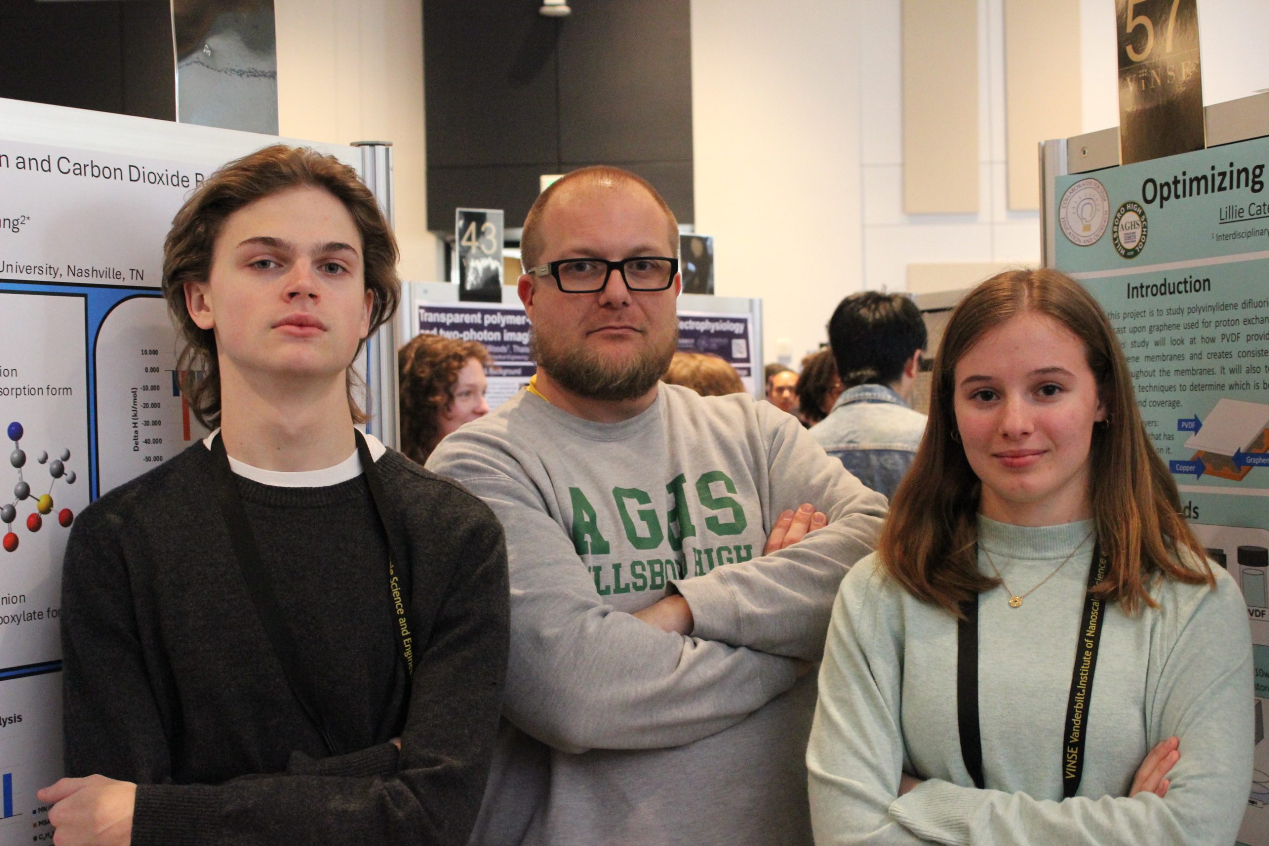 Student at Symposium