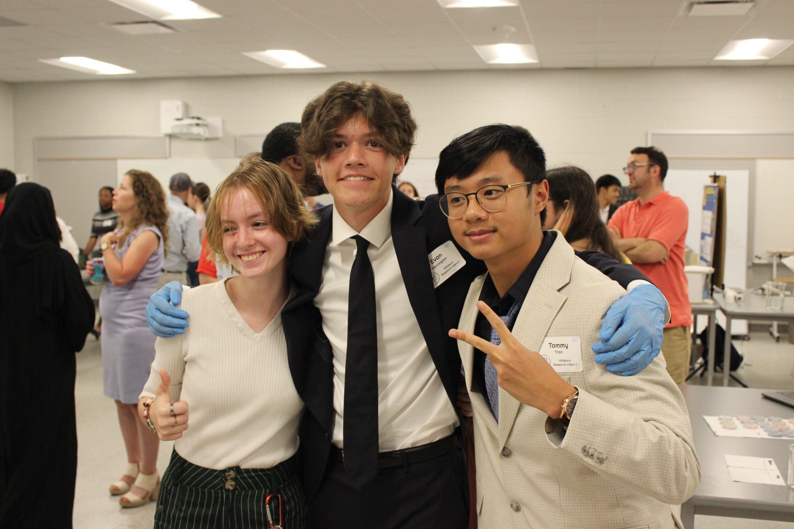 Students at Symposium